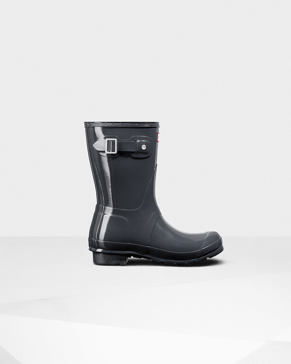 Women Hunter Original Gloss | Short Rain Boots Grey | NZ-87409-RACT